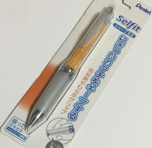 新品 昭和レトロ Pentel MP Selfit XPR605-VF 0.5mm ぺんてる シャープペン セルフィット オレンジ色　フレフレ機能 シェイクノック機能