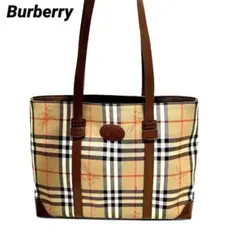 美品‼️Burberrys バーバリー トートバッグ ノバチェック シャドーホース