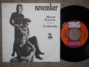 November-Mount Everest/Cinderella★スウェーデンOrig.B面LP未収録7"