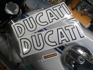 ☆DUCATI☆900SS/750SS 旧ロゴ2枚＋ITALY1枚(3枚)☆イモラタンク MHR改900SSにも！