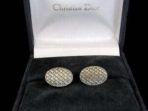 ◎№5255◎■美品■【Dior】ディオール【シルバー】■カフス♪