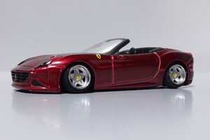 希少 ブラーゴ トミカ 1/64 3インチ Ferrari California T 改 フェラーリ カリフォルニア 深リム アウトストラーダ ローダウン カスタム