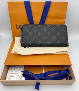 LOUIS VUITTON ルイヴィトン 長財布 M11611 ジッピーウォレット ホリゾンタル モノグラム エクリプス ラウンドファスナー 2024/11購入 