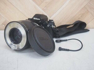 ☆【2K0521-9】 Nikon ニコン 一眼レフカメラ フィルムカメラ Medical-NIKKOR F3 コード付属 120mm (M = 1/11) 1:4 187236 HP 現状品