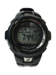 CASIO◆ソーラー腕時計・G-SHOCK/デジタル/BLK//