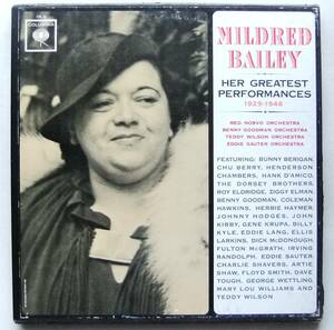 ◆ MILDRED BAILEY / Her Greatest Performances 1929-1946 (3LP) ◆ Columbia C3L 22 (2eye) ◆
