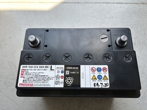 中古バッテリー 　LEXUS　バッテリー　12V　20HR　70Ah　CCA592A　（EN）　健全性100％　　＜中古品＞