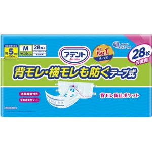 アテント背モレ・横モレも防ぐテープ式M28枚