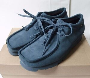 Clarks クラークス 26149449 Wallabee GTX Blue/Grey Suede メンズ ワラビー ブーツ ゴアテックス UK9