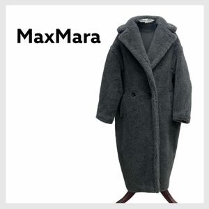 人気 MaxMara マックスマーラ アルパカ ウール シルク テディベア アイコン コート レディース 101607136