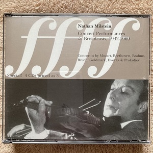 Music&Arts Nathan Milstein Concerts and Broadcasts 1942-1969(4CD) CD-972 ミルシテイン