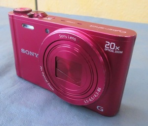 ☆簡易動作OK☆ソニー SONY Cyber-Shot DSC-WX300 レッド デジカメ コンパクトデジタルカメラ