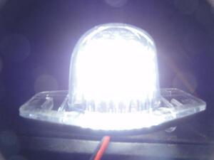 鬼白光! 一体型交換式 ! LED ナンバー灯 ライセンス ランプ ステップワゴン RF3 RF4 RF5 RF6 RF7 RF8 RK5 RK6