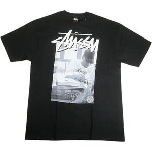 STUSSY ステューシー ×STONES THROW TEE BLACK Tシャツ 黒 Size 【L】 【新古品・未使用品】 20809166