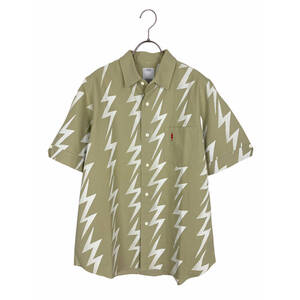 ビズビム(VISVIM) ELLAS SHIRT S/S LIGHTNING (WASHI YARN) 17SS (beige)