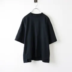 ラコステ LACOSTE モックネックミラノリブニットTシャツ 36/ブラック ハイネック ロゴパッチ 半袖 カットソー ブラウス【2400014163599】