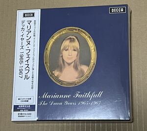 未開封 送料込 マリアンヌ・フェイスフル - デッカ・イヤーズ1965-1967 CD4枚組 / UICY90408 / Marianne Faithfull - The Decca Years