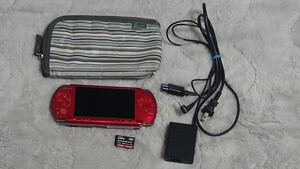 PSP-3000 ラディアントレッド　ジャンク品