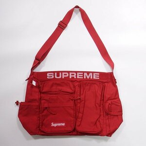 未使用品 23ss Supreme Field Messenger Bag Red シュプリーム メッセンジャーバッグ レッド