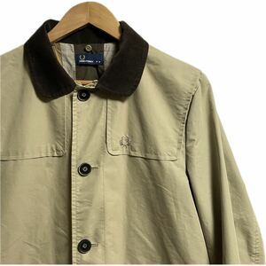 フレッドペリー FREDPERRY コート コーデュロイ　ドンキーコート ジャケット ベージュ ブルゾン size M （襟、袖リブ取り外し可能）