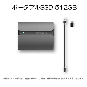 外付けSSD ポータブルSSD 512GB 周辺機器 新品