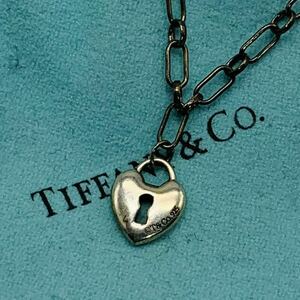 ◯【売り切り】Tiffany&Co./ティファニー ハート ロック シルバーブレスレット 925 ※袋付き