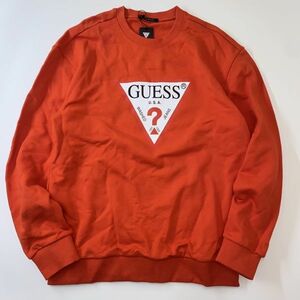 GUESS ゲス ロゴ スウェット オレンジ L MJ3K8465K 23-0201-1-5