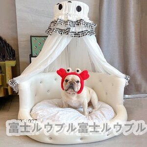 良い品質高級 ベッド プリンセス 小型犬用 犬 ラグジュアリー ペットソファー