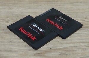 ★≪中古品≫SanDisk SSD 240G SDSSDA/SDSSDHII ２個[t24112108]