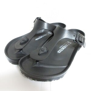 未使用 BIRKENSTOCK ビルケンシュトック GIZEH ギゼ EVA 軽量 トングサンダル フラットサンダル 24.0cm ブラック ◆