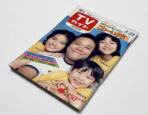 激レア 週間TVガイド 1980年 昭和55年 杉田かおる 石野真子 松坂慶子 片平なぎさ 子役 昭和アイドル芸能レトロ広告ビンテージ雑誌稀少