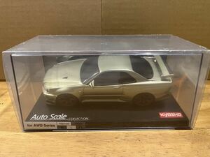 京商オートスケールコレクション スカイラインGT-R V.spec Ⅱ ニュル(R34)ミレニアムジェイド 新品 ASC mini-z ミニッツ