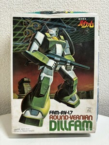 【未組立プラモデル】 銀河漂流バイファム 1/144 FAM-RV-L7 ラウンド・バーニアン・ディルファム バンダイ 当時物