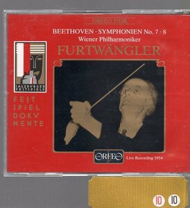 ベートーヴェン：交響曲第7番、第8番（ウィーン・フィル／フルトヴェングラー）（1954）