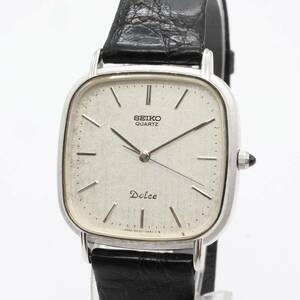 【SEIKO セイコー】 DOLCE ドルチェ 6030-5420 クォーツ/QZ メンズ 腕時計 シルバー文字盤 裏蓋刻印あり