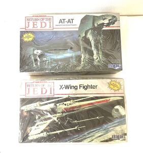 1円〜 プラモデル 未組立 スターウォーズ RETURN OF THE JEDI AT-AT X-Wing Fighter 当時物