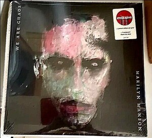 【限定カラー盤】 Marilyn Manson We are chaos 《ポスター、アートプリント付き》