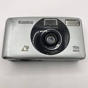 ★カバー付き、通電確認【Konica】S mini フィルムカメラ シルバー コニカ