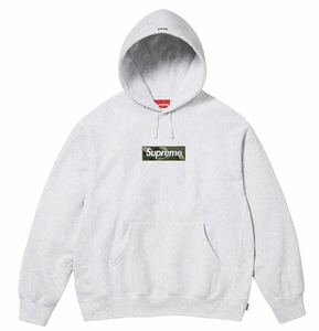 S Supreme 23AW Box Logo Hooded Sweatshirt シュプリーム ボックス ロゴ パーカー Ash Grey グレー 灰 Camo カモ 迷彩