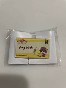 ●【新品未使用】BTS 防弾少年団 [TinyTAN CAFE] アクリルネームバッジ Jung Kook JK ジョングク グク