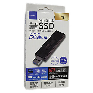 HI-DISC 外付けSSD 1TB HDMSSD1TJP3R [管理:1000018749]