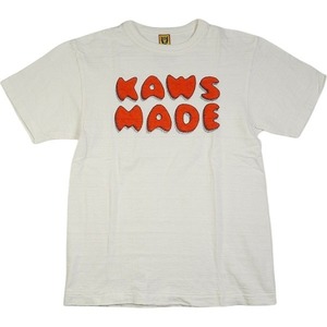 HUMAN MADE ヒューマンメイド ×KAWS T-Shirt #3 KAWS MADE LOGO White Tシャツ 白 Size 【S】 【中古品-非常に良い】 20793575