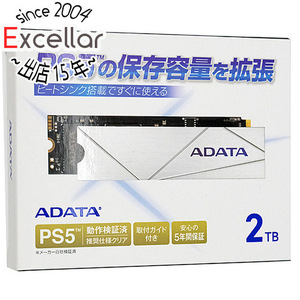 ADATA M.2 SSD Premier SSD For Gamers APSFG-2TCS 2TB [管理:1000027837]