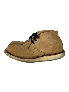 RED WING◆Work Chukka/ワークチャッカ/チャッカブーツ/26cm/キャメル/スウェード/3143