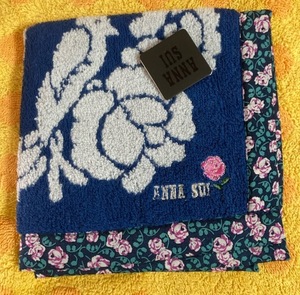 ANNA SUI　アナスイ タオルハンカチ 花鳥柄b