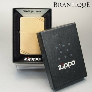 ZIPPO ジッポ ヴィンテージ Made in USA オイル ライター 喫煙グッツ タバコ ゴールドカラー 「20806」