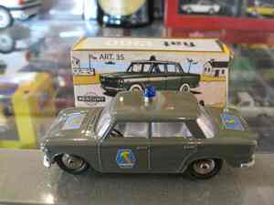 ★イタリア購入MERCURY1/48 FIAT1300 POLIZIA イタリア警察車両 モスグリーン☆