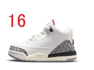 Nike TD Air Jordan 3 Retro White Cement Reimagined 16㎝ US10C 新品 未使用 AJ3 ホワイトセメント リイマジンド DM0968-100