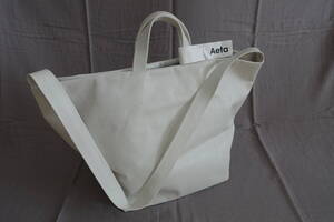 【値下げ可/新品/訳あり格安】Aeta/アエタ★LE15/ショルダーバッグ/カバン/ポーチ★ホワイト/WHITE/白★Graphpaper★21Q3J