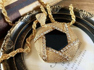 未使用 ヴィンテージ アクセサリー 上品 ネックレス アンティーク ペンダント フォーマル antique necklace pendant vintage accessory G